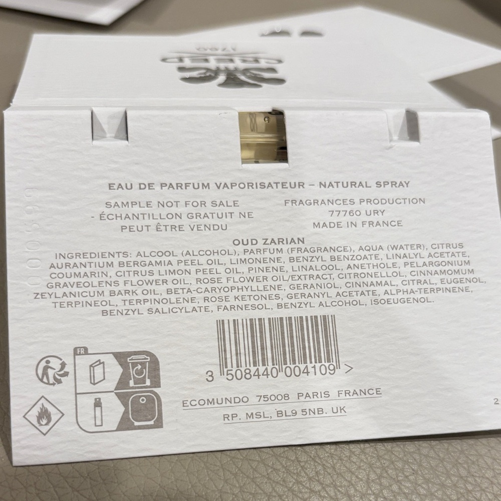 Creed oud zarian sample - Picture 2 of 3